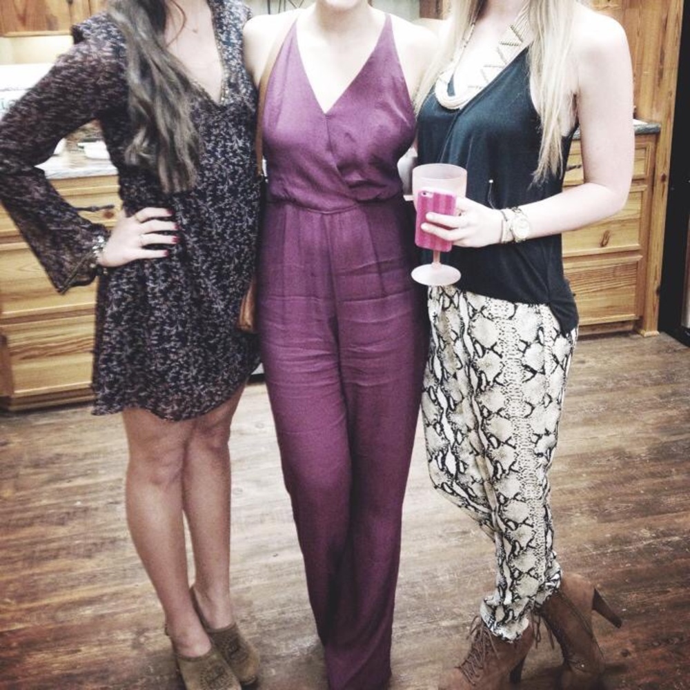 Backless jumpsuit